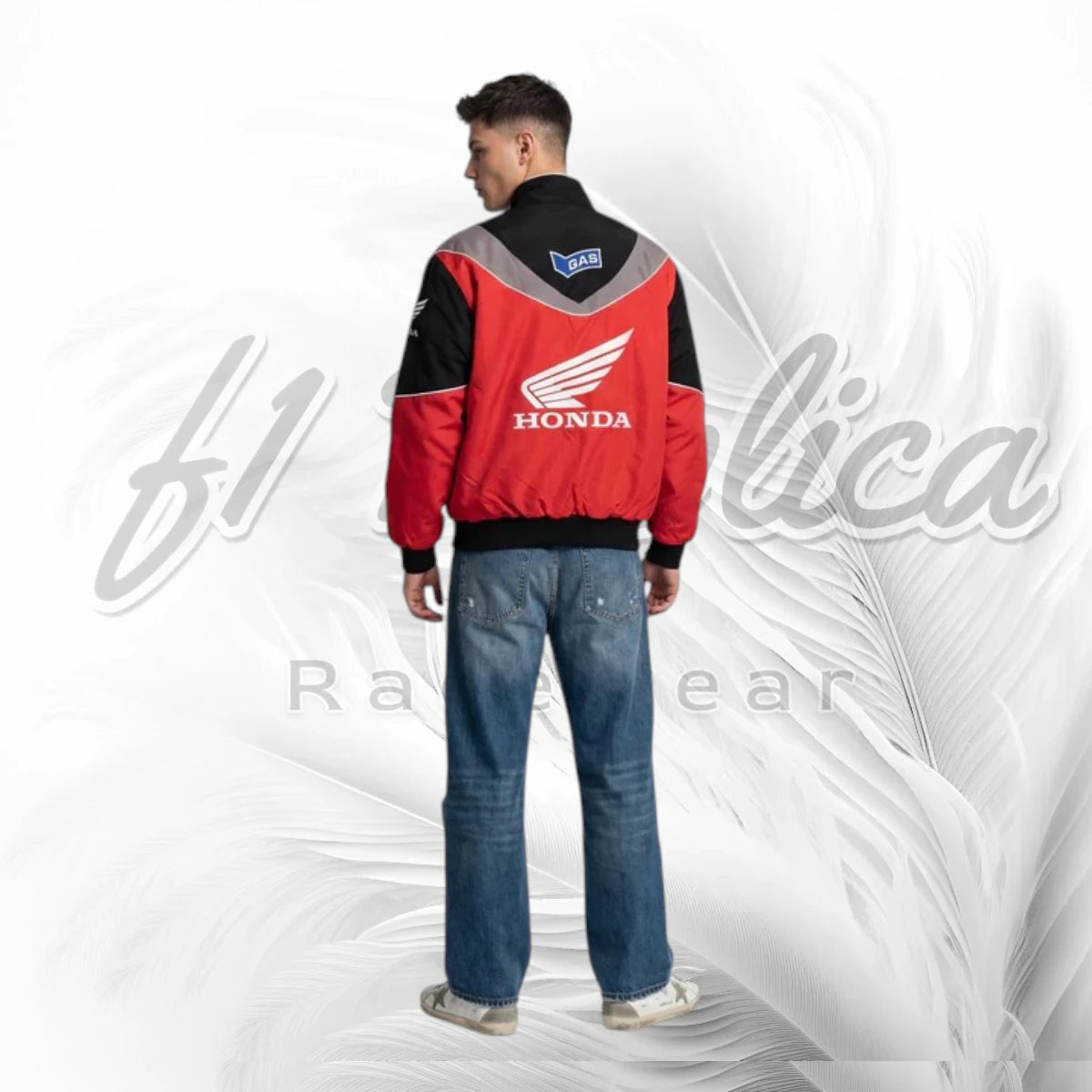 Vintage Honda HRC Racing Jacket | Classic Honda Motorsport Team Jacket