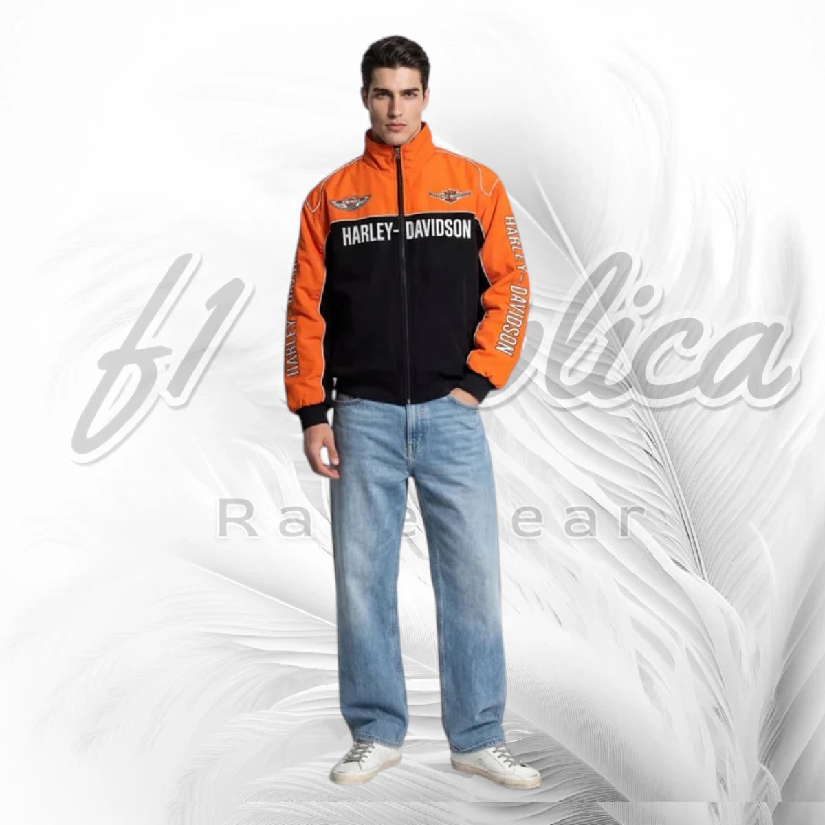 Harley-Davidson Vintage100th Anniversary Racing Jacket | Retro Motorcycle Jacket