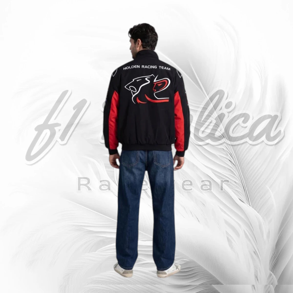 Vintage Holden Racing Team HSV Jacket | Holden Motorsport Racing Jacket Black Red