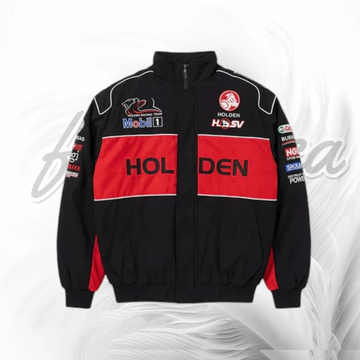 Vintage Holden Racing Team HSV Jacket | Holden Motorsport Racing Jacket Black Red