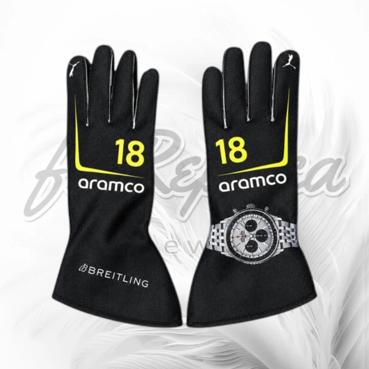 Lance Stroll Aston Martin F1 Replica Racing Gloves –Formula 1 Gloves 2026
