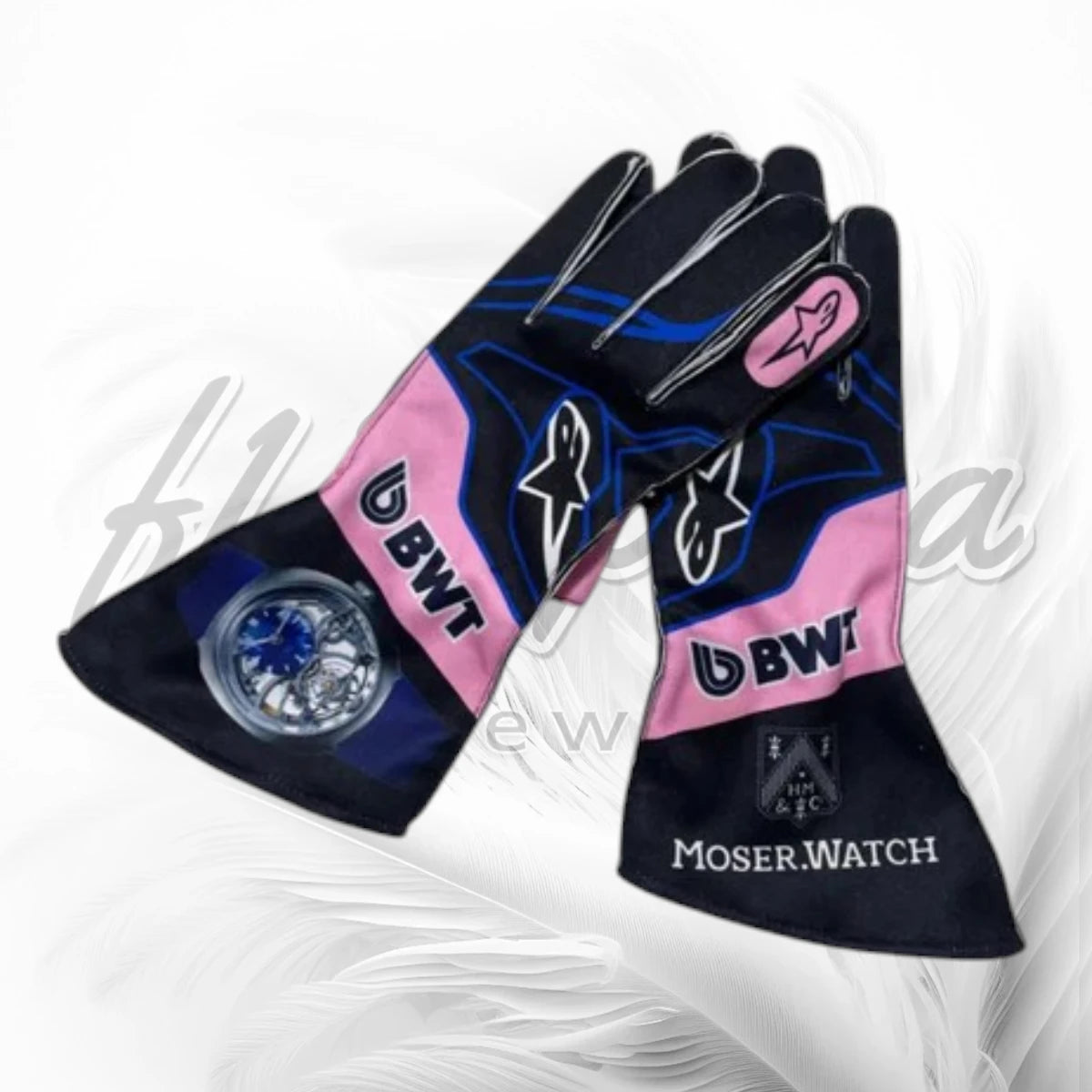 BWT Alpine F1 Replica Racing Gloves – Formula 1 Motorsport Gloves 2026