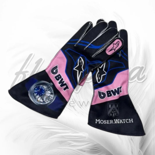 BWT Alpine F1 Replica Racing Gloves – Formula 1 Motorsport Gloves 2026