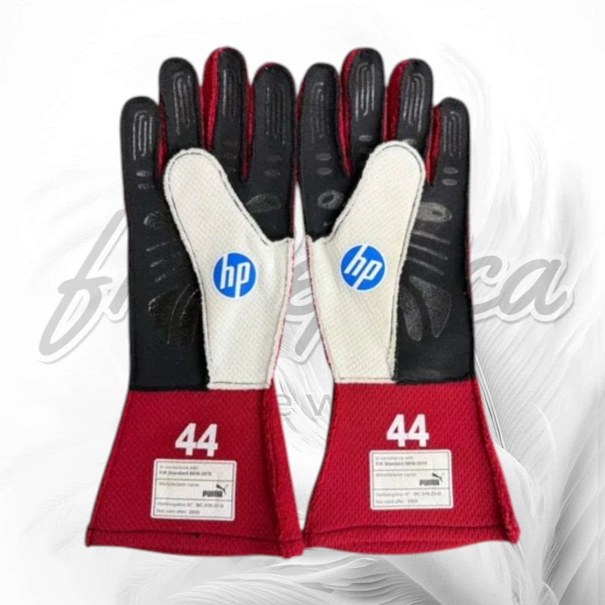 Lewis Hamilton Scuderia Ferrari F1 Replica Racing Gloves 2025