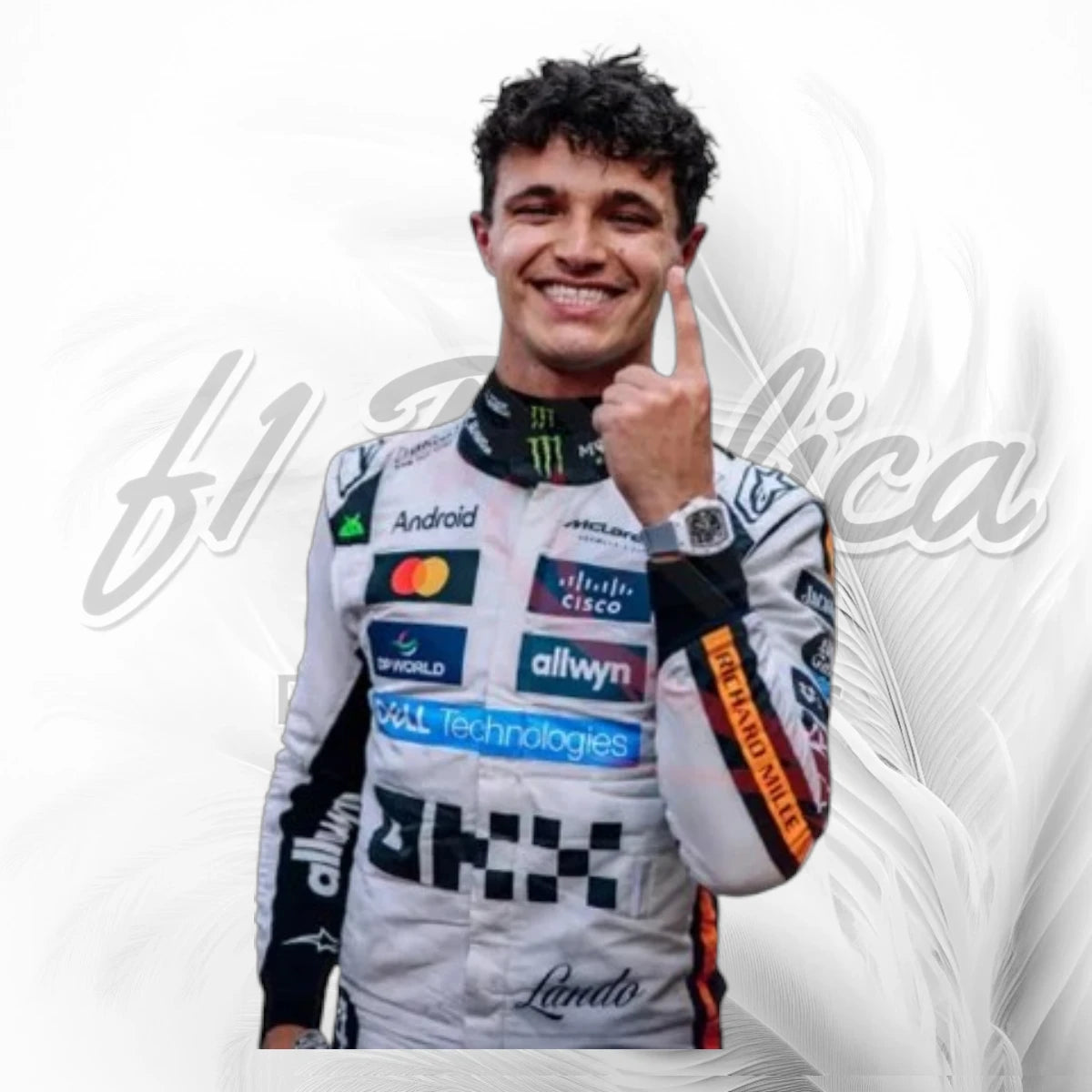 Lando Norris 2025 Monaco GP F1 Racing Suit