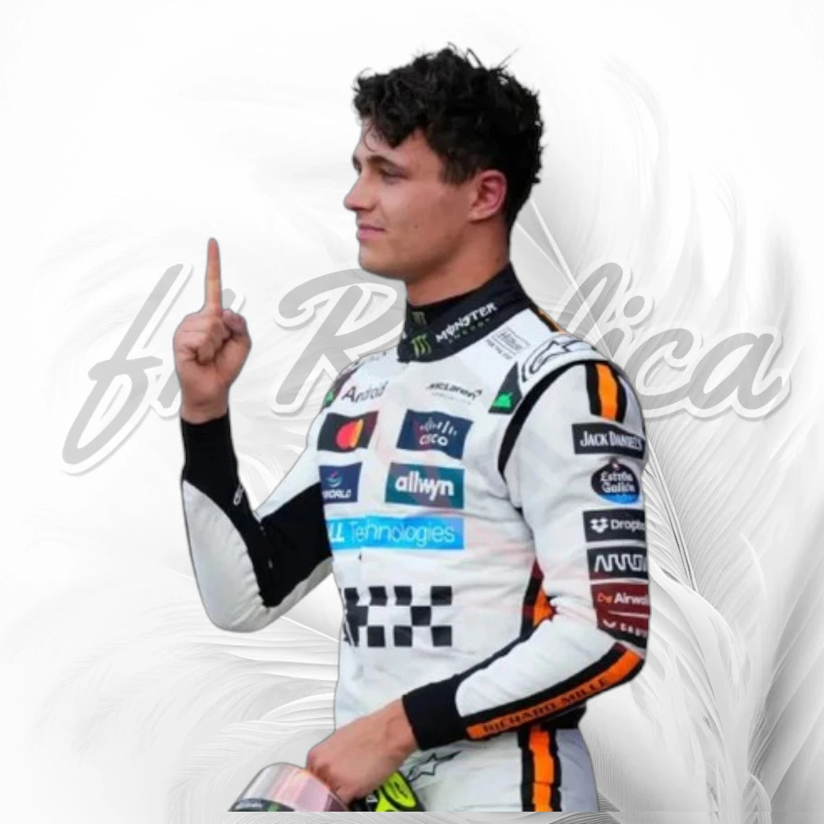 Lando Norris 2025 Monaco GP F1 Racing Suit