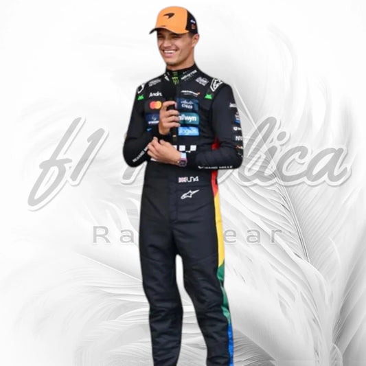 Lando Norris McLaren F1 Racing Suit Replica 2025 Silverstone  British GP
