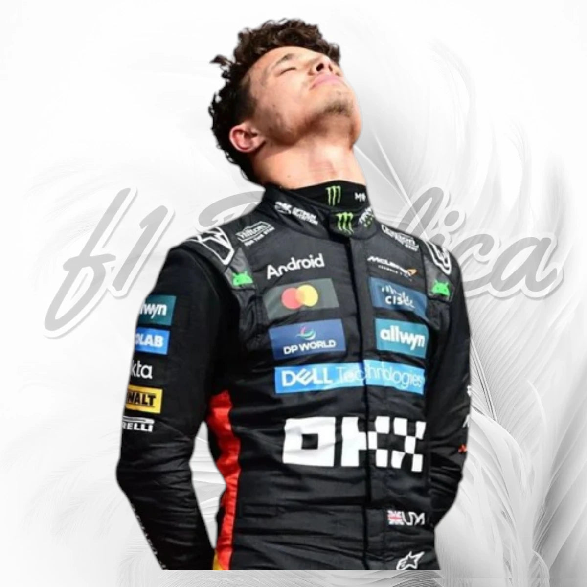 Lando Norris McLaren F1 Racing Suit Replica 2025 Silverstone  British GP