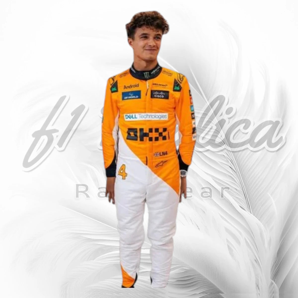 Lando Norris McLaren F1 Racing Suit Replica 2024 Singapore GP