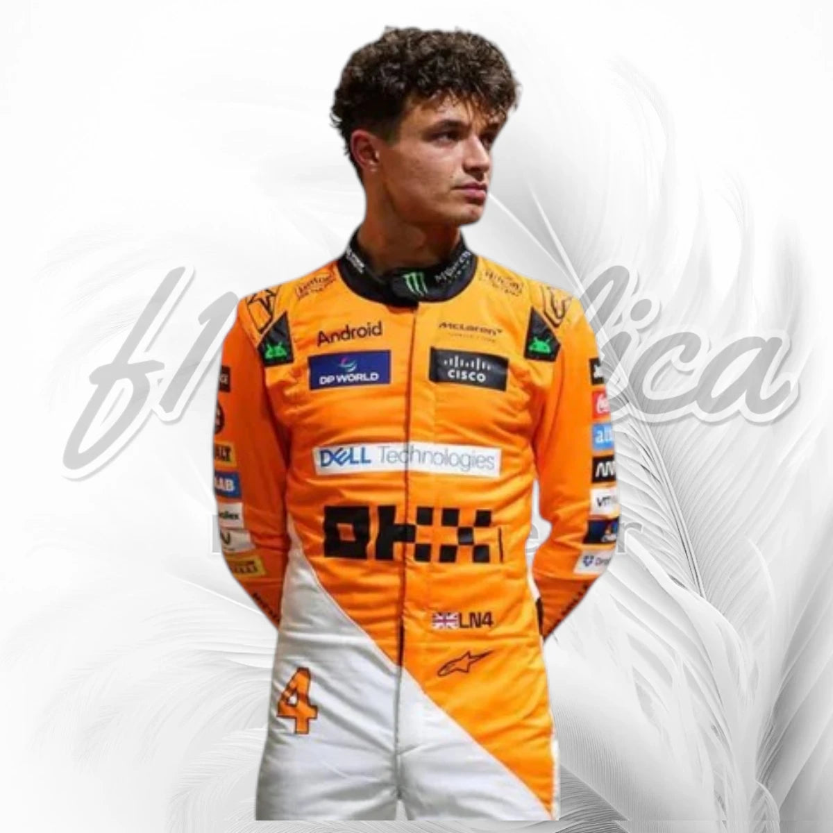 Lando Norris McLaren F1 Racing Suit Replica 2024 Singapore GP