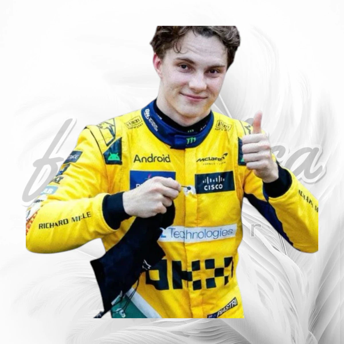 Oscar Piastri 2024 Monaco Grand Prix F1 Racing Suit Replica