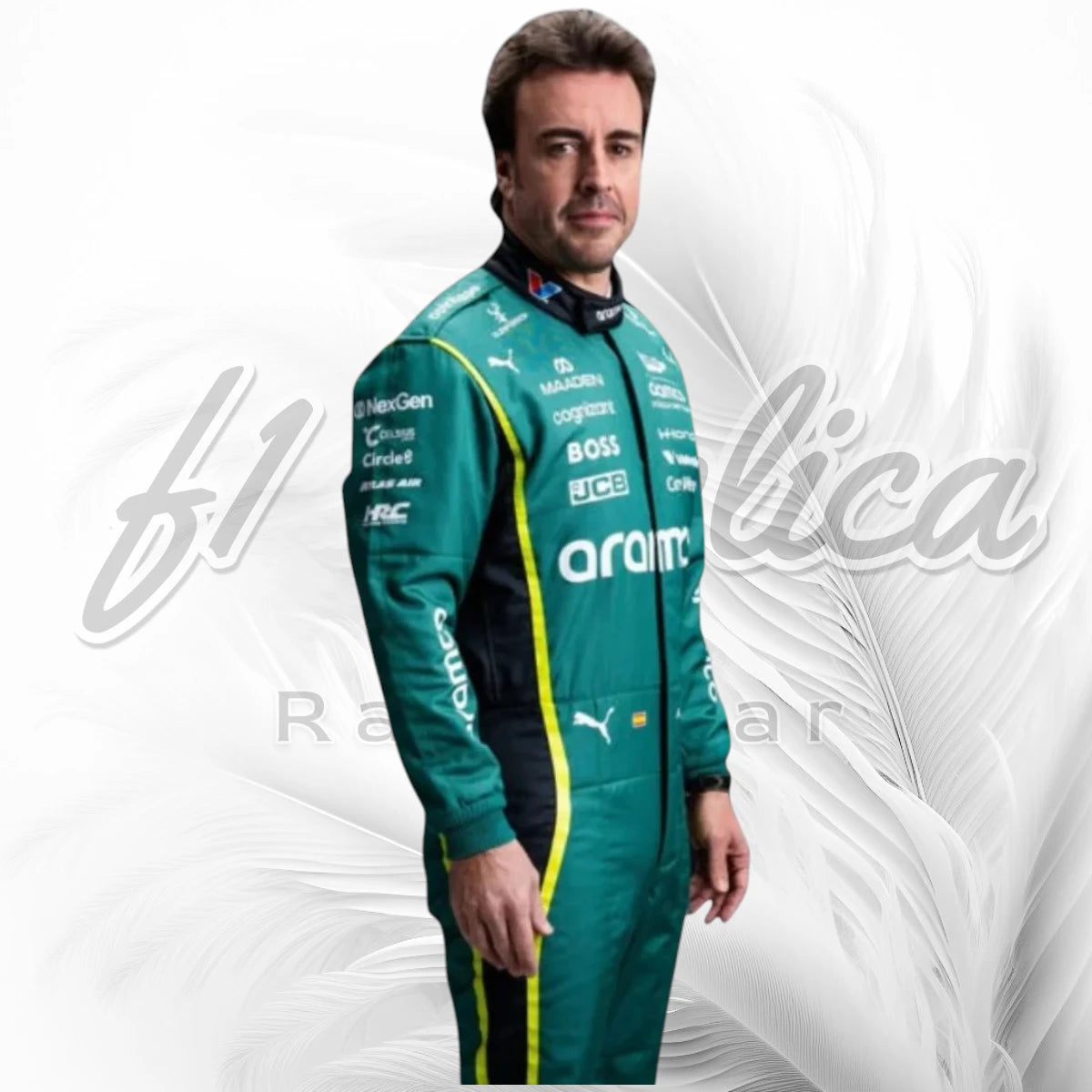 Fernando Alonso Aston Martin Aramco F1 Racing Suit Replica 2026