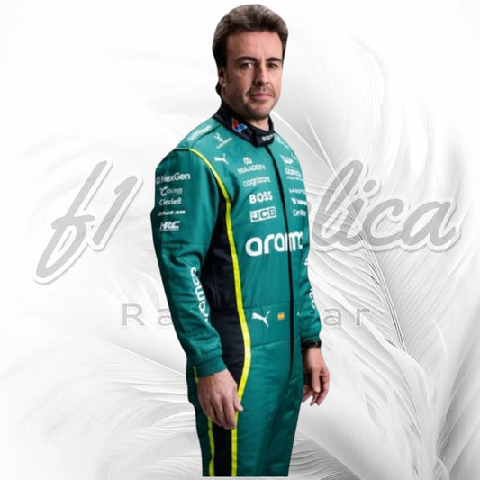 Fernando Alonso Aston Martin Aramco F1 Racing Suit Replica 2026