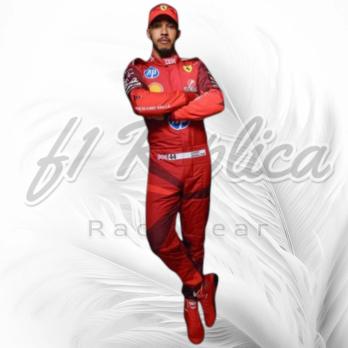 Lewis Hamilton Ferrari F1 Racing Suit 2025 Las Vegas GP
