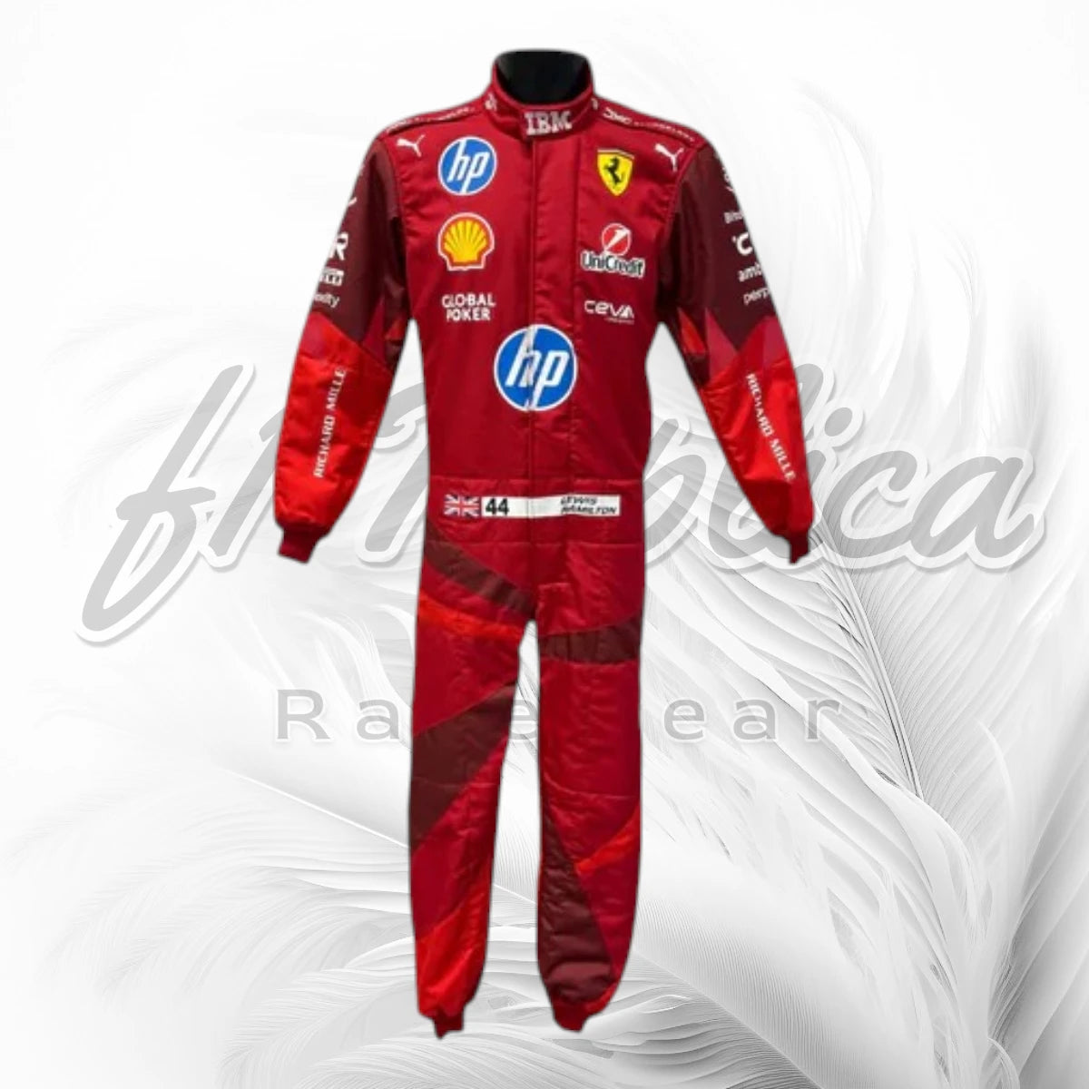 Lewis Hamilton Ferrari F1 Racing Suit 2025 Las Vegas GP