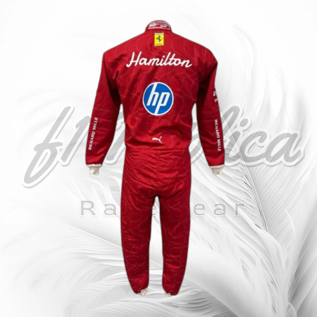 Lewis Hamilton Ferrari F1 Racing Suit 2025 Monza GP