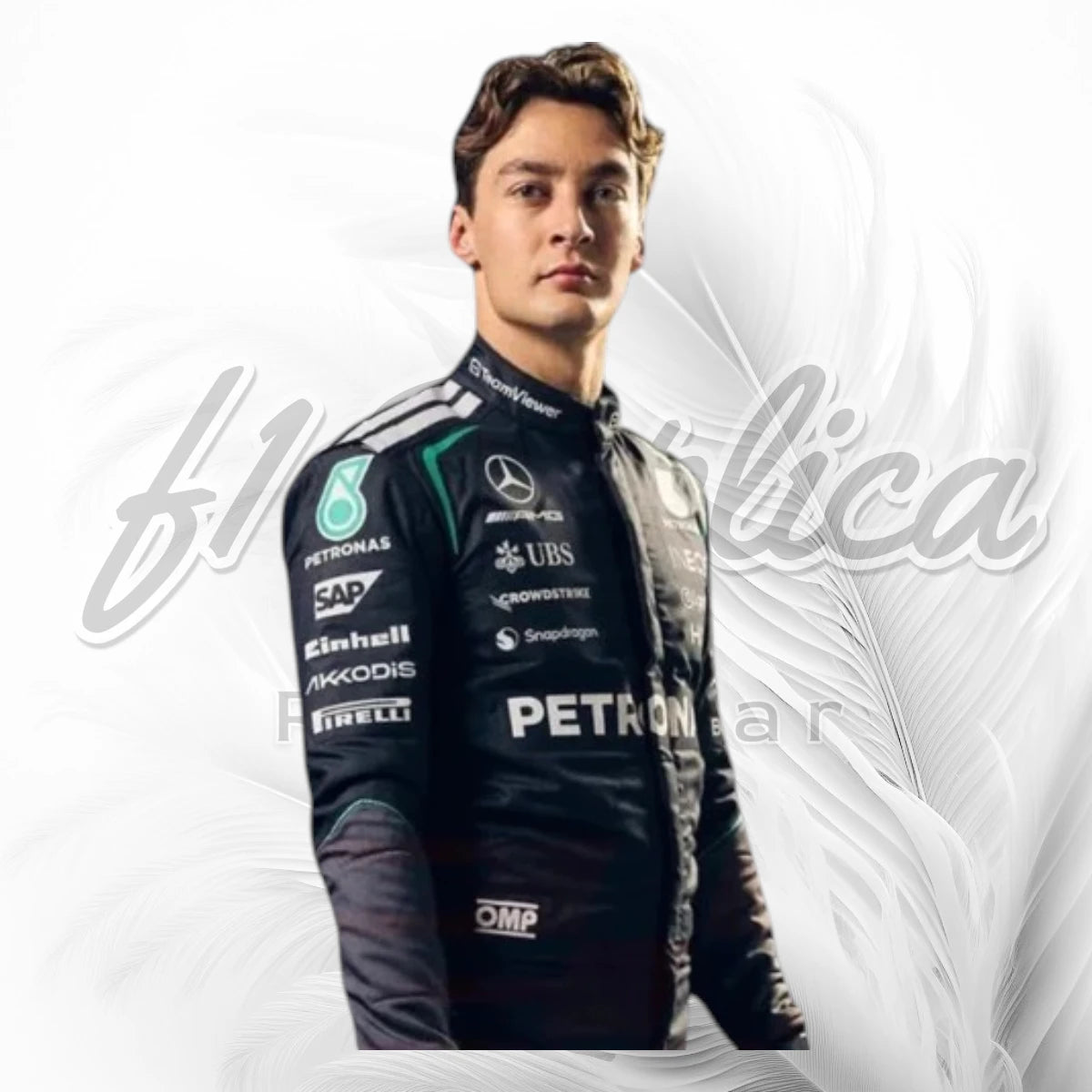 George Russell Mercedes-AMG Petronas F1 Racing Suit Replica 2026