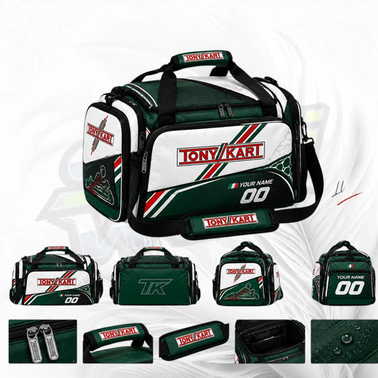 Custom Tony Kart Racing Gear Bag – Personalized Karting Duffel Bag