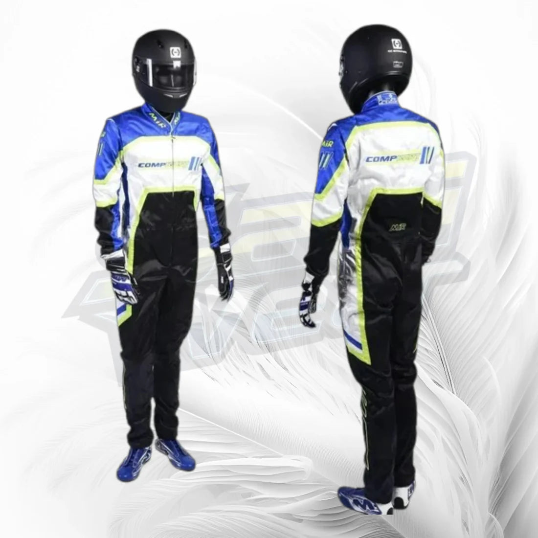 CompKart Racing Suit Blue White Edition