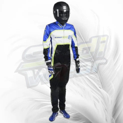 CompKart Racing Suit Blue White Edition