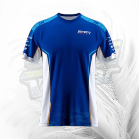Top-Kart USA Blue Racing T-Shirt – Motorsport Team Apparel