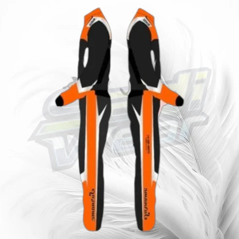 CRG Orange Black Kart Racing Suit 2025