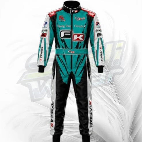 Formula K  Green Premium Kart Racing Suit