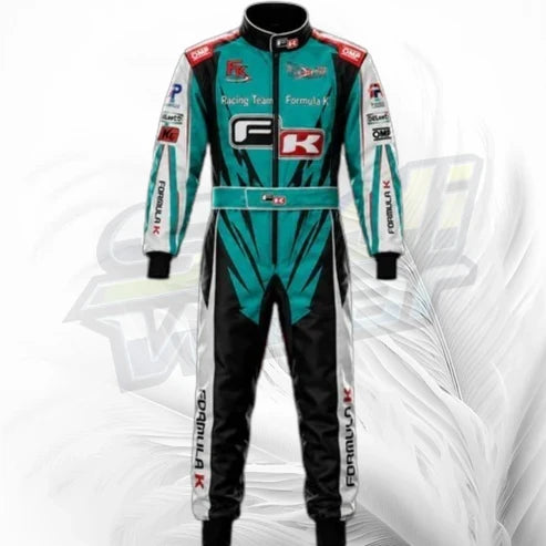 Formula K  Green Premium Kart Racing Suit